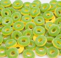 Мармелад жевательный "Кольца Ананас кислые" 1кг х 12 HALAL /MINIHUA/Китай